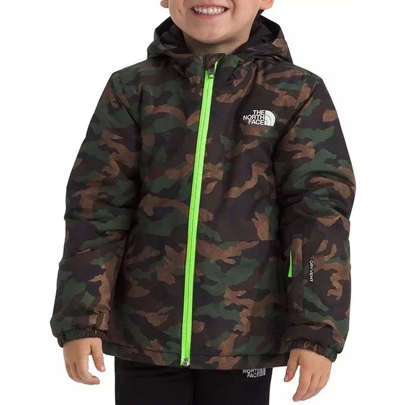 The North Face Little Kids' Freedom Insulated Jacket Camouflage Size 4 NWT